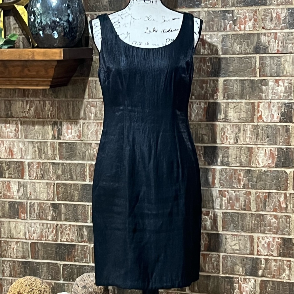 EUC I.N. STUDIO Perfect Black Dress. Flattering Front & Back Darts